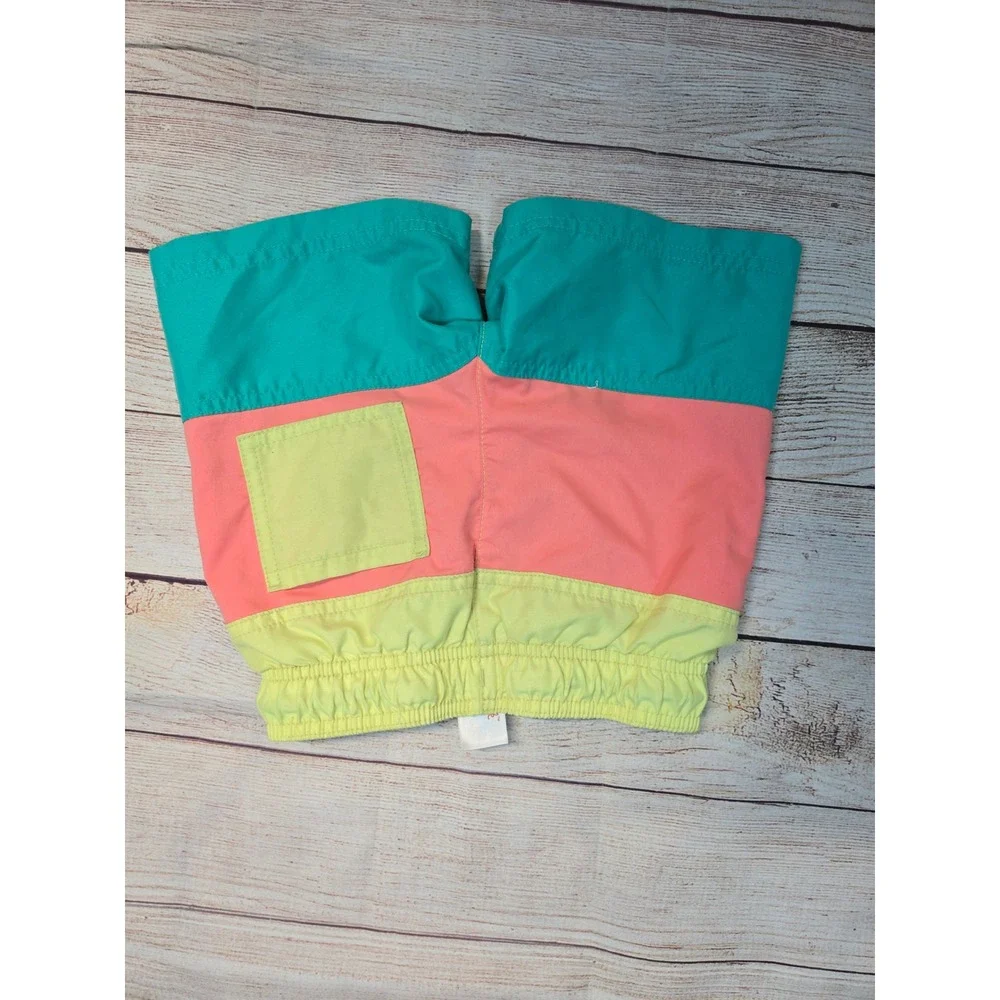 Cat and Jack Toddler Boy's Swim Trunks Size 3T Color Block Mesh Liner